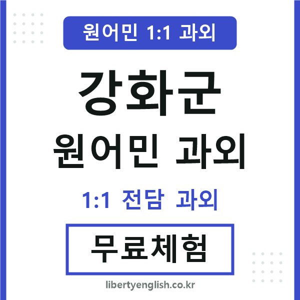 강화군 원어민 과외