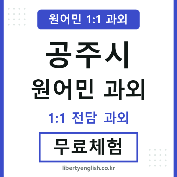 공주 원어민 과외