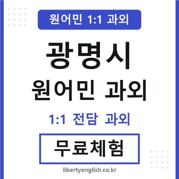 광명 원어민 과외