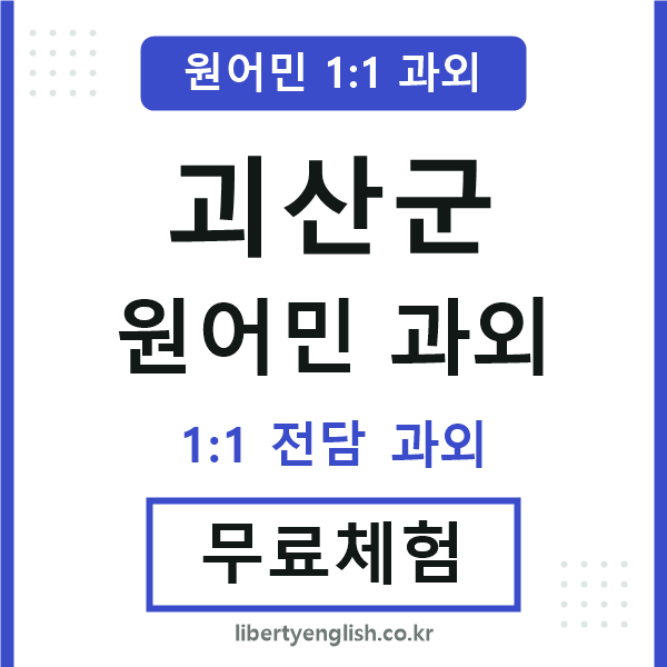 괴산군 원어민 과외