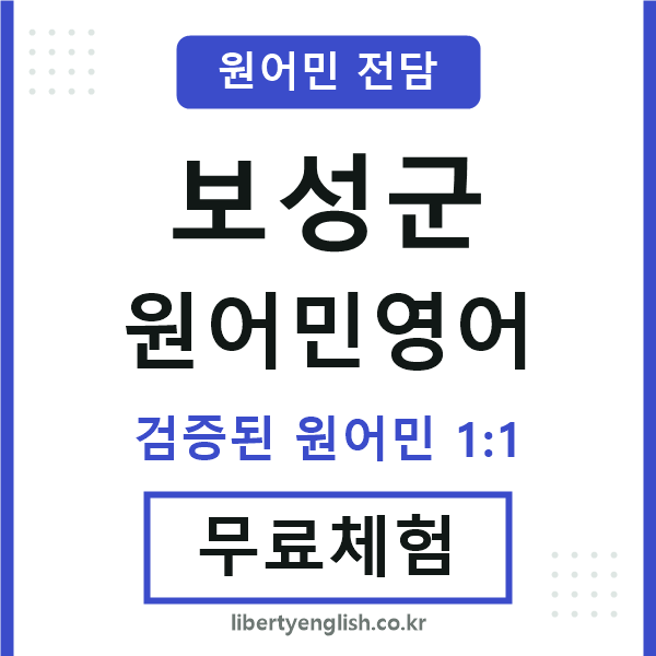 보성군원어민영어