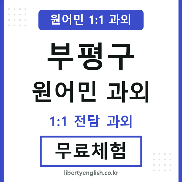 부평 원어민 과외