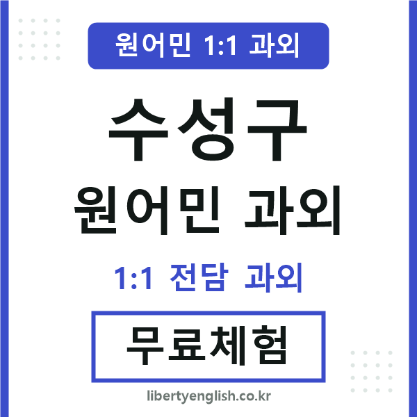 수성구 원어민 과외