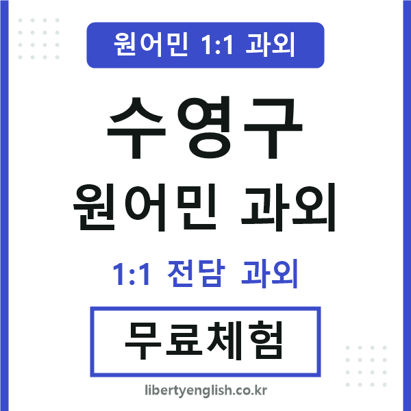 수영 원어민 과외