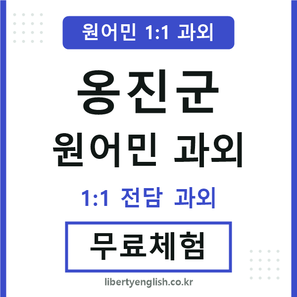 옹진군 원어민 과외