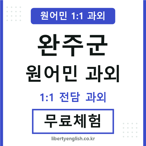 완주군 원어민 과외