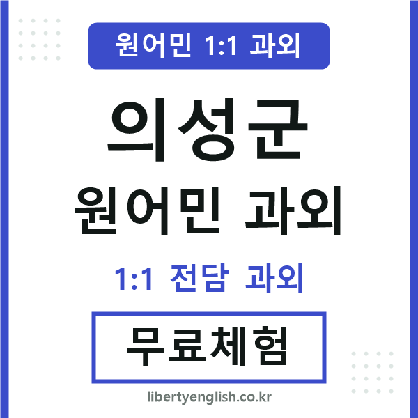 의성군 원어민 과외