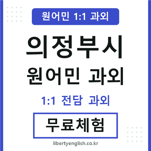 의정부 원어민 과외