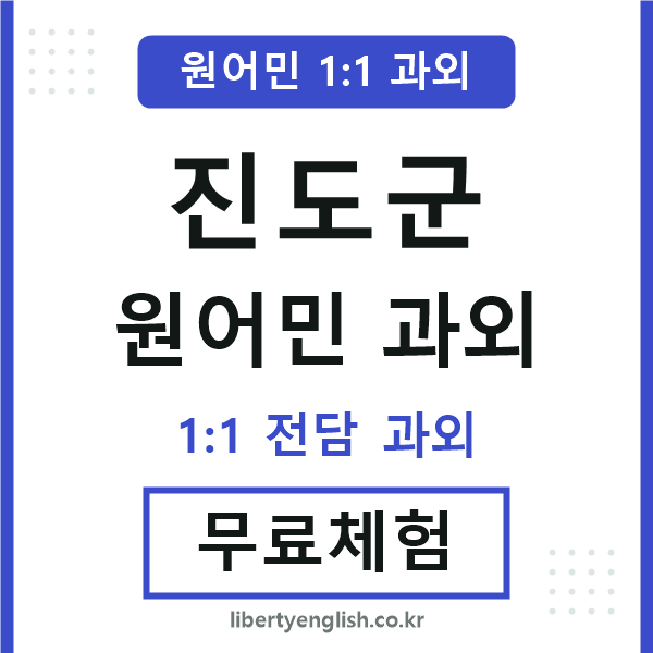 진도군 원어민 과외