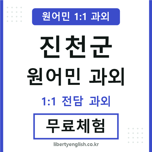 진천군 원어민 과외