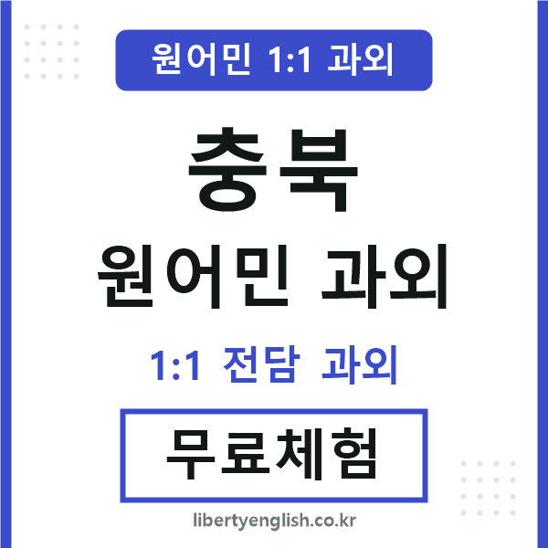 충북 원어민 과외