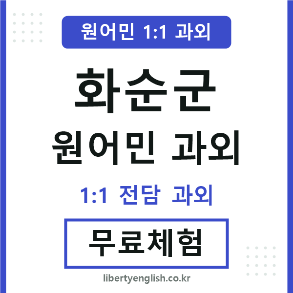 화순군 원어민 과외